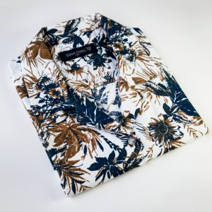 Camisa estampada SAM CHIL / Algodón 100% - PRODUCTO PERUANO - CAMISA PLAYERA MANGA CORTA