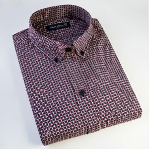 Camisa estampada SAM CHIL / Algodón 100% - PRODUCTO PERUANO - CAMISA CASUAL A CUADROS