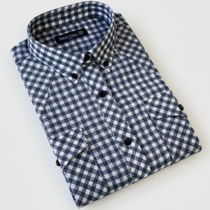Camisa estampada SAM CHIL / Algodón 100% - PRODUCTO PERUANO - CAMISA A CUADROS